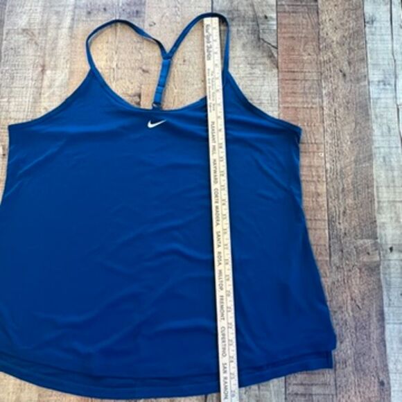 Nike Dri-Fit Racerback Tank Top Blue Plus Size 1X Active Athletic Workout - Picture 4 of 7